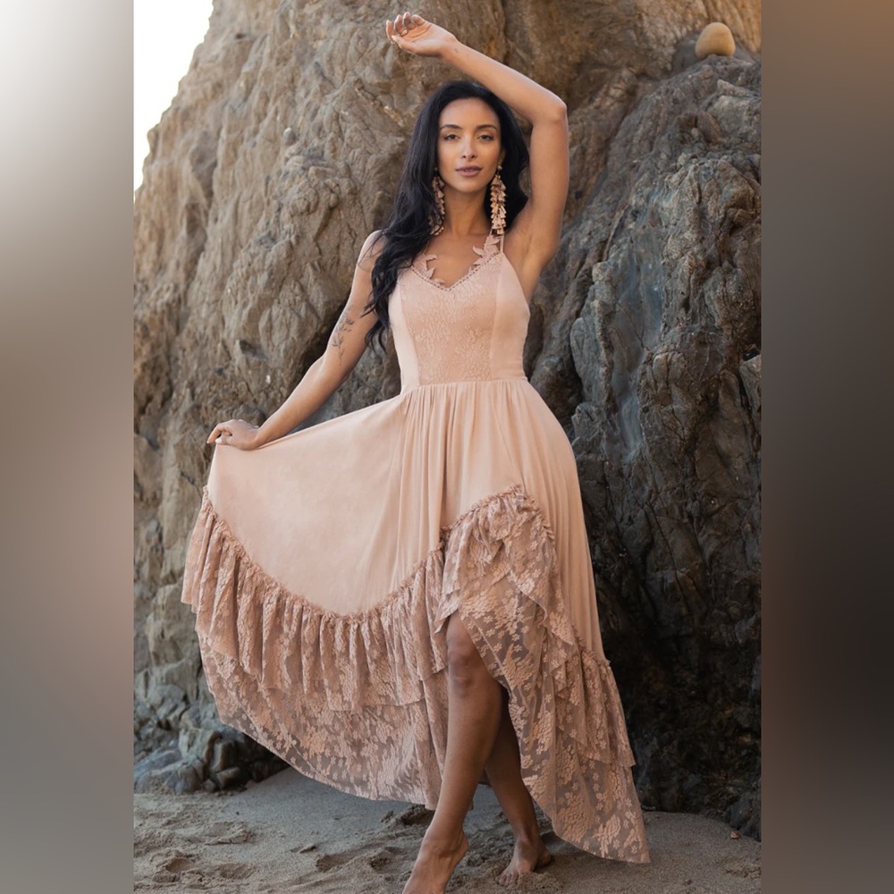 Joyfolie christelle dress desert shell
